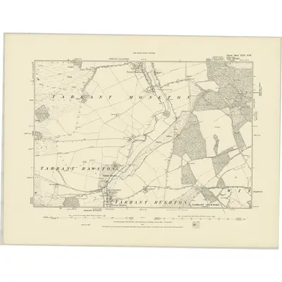 1887 Map of Dorset XXV.NW