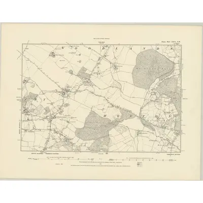 1887 Map of Dorset XXVI.NW