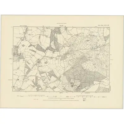 1887 Map of Dorset XXVI.SW