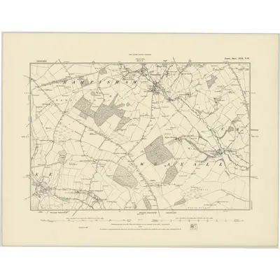 1887 Map of Dorset XXX.NW