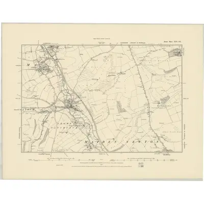 1887 Map of Dorset XXX.SE