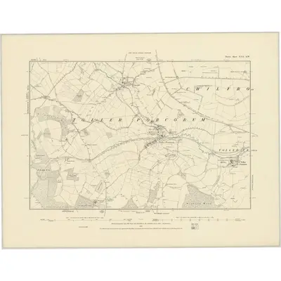 1887 Map of Dorset XXX.SW