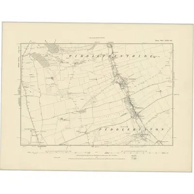 1887 Map of Dorset XXXI.SE