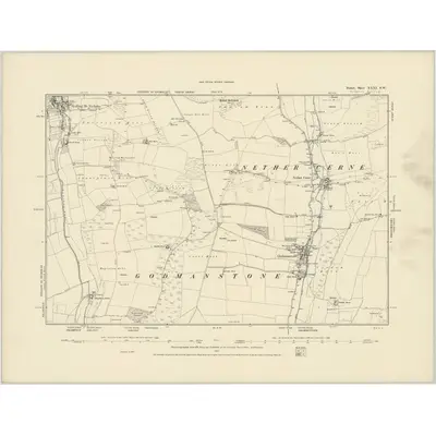 1887 Map of Dorset XXXI.SW