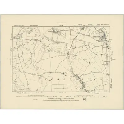 1887 Map of Dorset XXXII.NW