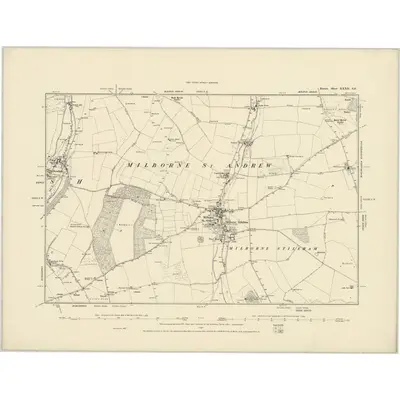 1887 Map of Dorset XXXII.SE