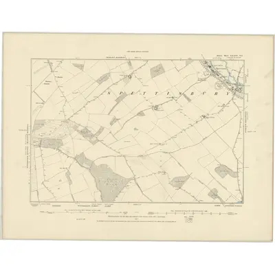 1887 Map of Dorset XXXIII.NE