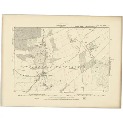 1887 Map of Dorset XXXIII.NW