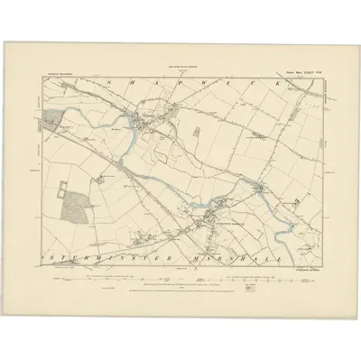 1887 Map of Dorset XXXIV.NW