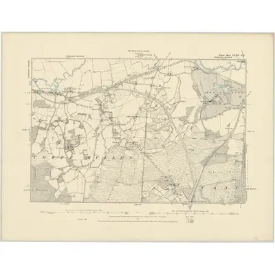1887 Map of Dorset XXXIV.SE