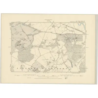 1887 Map of Dorset XXXIV.SW