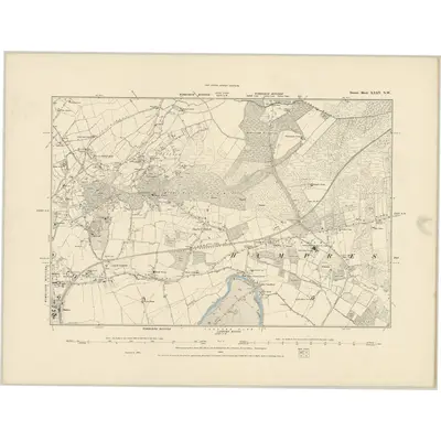 1887 Map of Dorset XXXV.NW