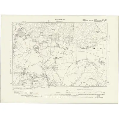 1926 Map of Dorset XXXV.SE, 1929 Print