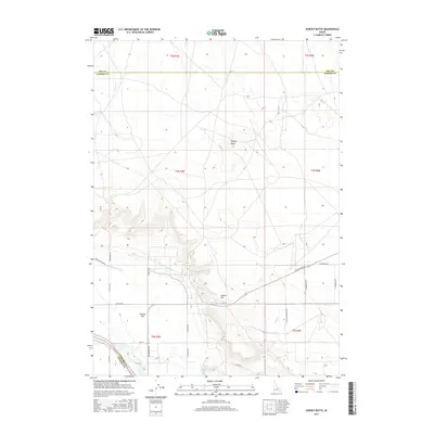 2017 Map of Dorsey Butte, 2017 Print