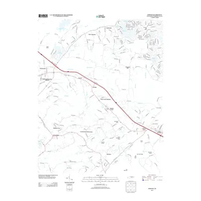 2013 Map of Dorton, 2013 Print