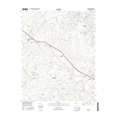 2016 Map of Dorton, 2016 Print