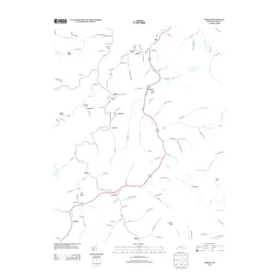2013 Map of Dorton, 2013 Print