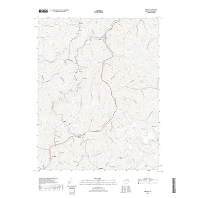 2019 Map of Dorton, 2019 Print