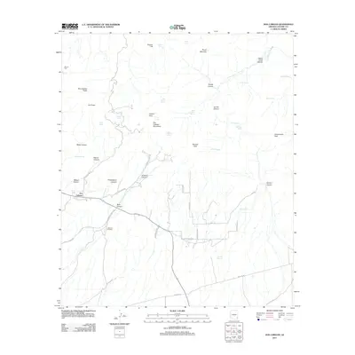 2011 Map of Dos Cabezas, 2011 Print