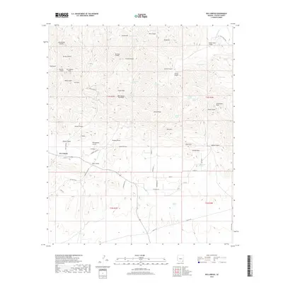 2018 Map of Dos Cabezas, 2018 Print