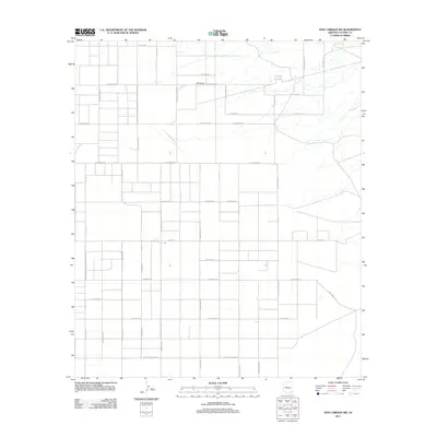 2011 Map of Dos Cabezas SW, 2011 Print