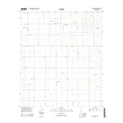 2014 Map of Dos Cabezas SW, 2014 Print