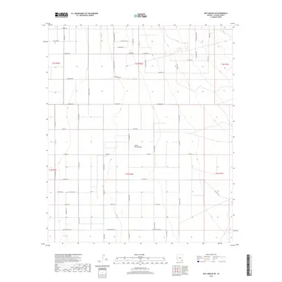 2018 Map of Dos Cabezas SW, 2018 Print