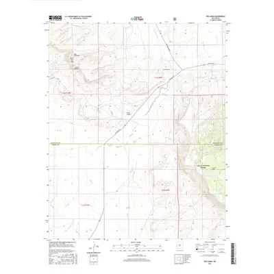 2017 Map of Dos Lomas, 2017 Print