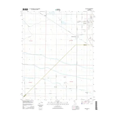 2015 Map of Dos Palos, 2015 Print