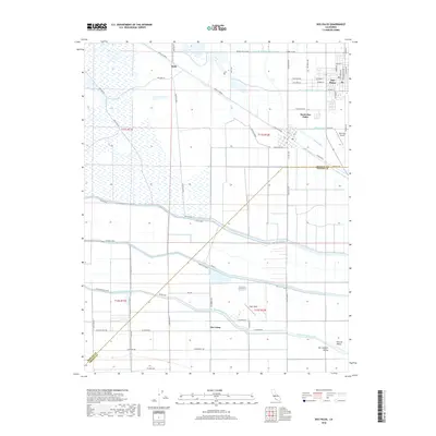 2018 Map of Dos Palos, 2018 Print