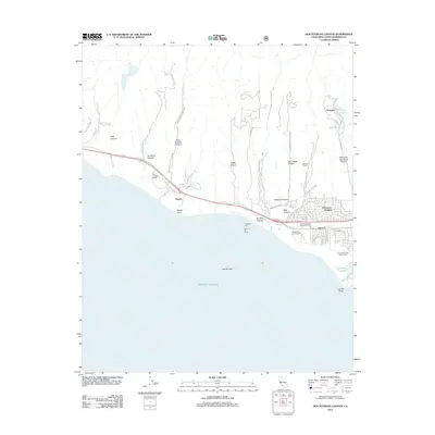 2012 Map of Dos Pueblos Canyon, 2012 Print