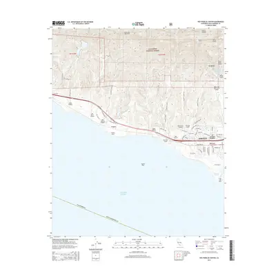 2015 Map of Dos Pueblos Canyon, 2015 Print