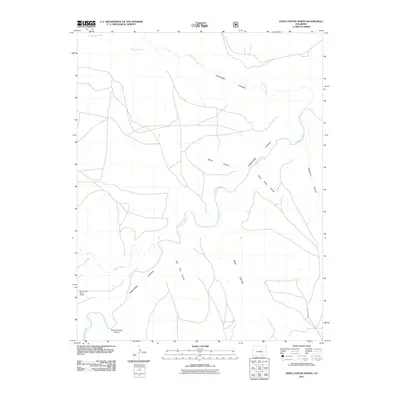 2011 Map of Doss Canyon North, 2011 Print