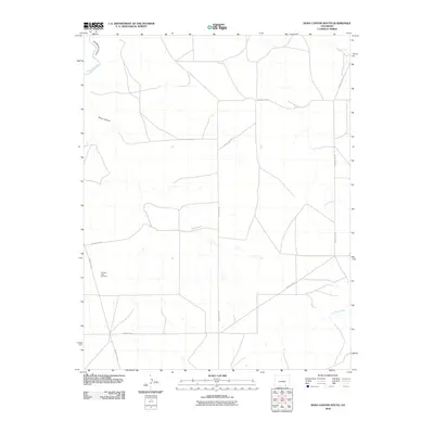 2010 Map of Doss Canyon South, 2010 Print