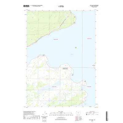 2017 Map of Dot Island, 2017 Print