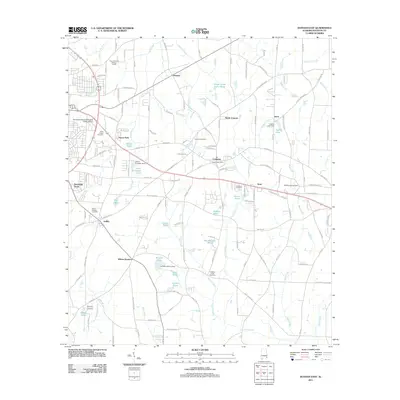 2011 Map of Dothan East, 2011 Print