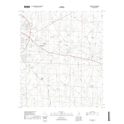 2018 Map of Dothan East, 2018 Print