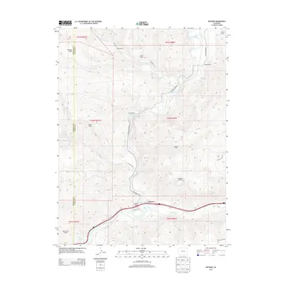 2013 Map of Dotsero, 2013 Print