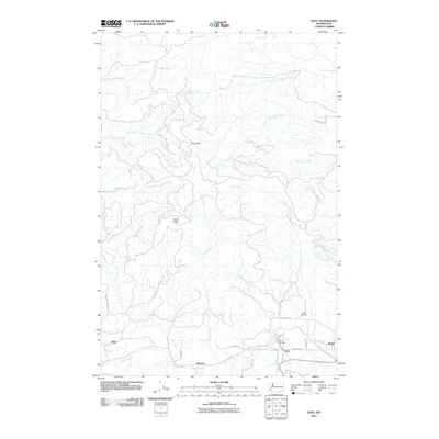 2011 Map of Doty, 2011 Print