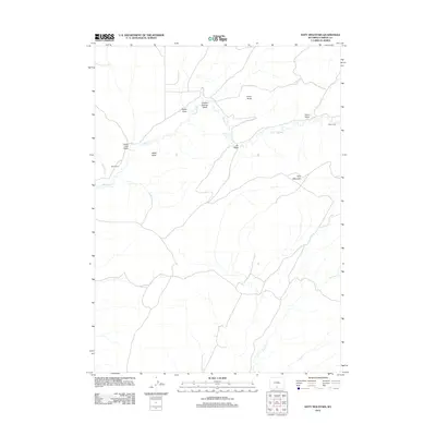 2012 Map of Doty Mountain, 2012 Print