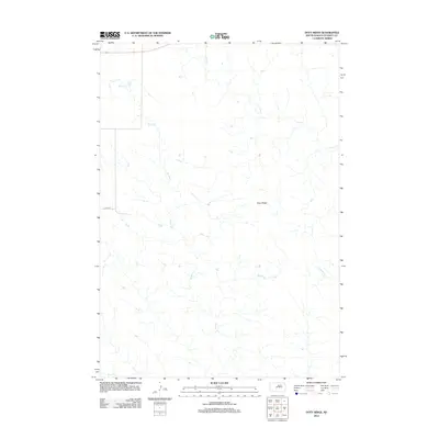 2012 Map of Doty Ridge, 2012 Print