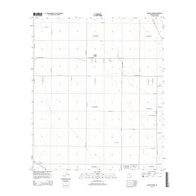 2014 Map of Double Adobe, 2014 Print