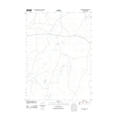 2012 Map of Double Butte, 2012 Print