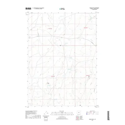 2018 Map of Double Butte, 2018 Print