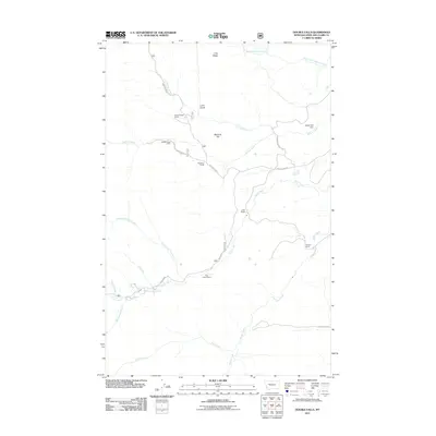 2011 Map of Double Falls, 2011 Print