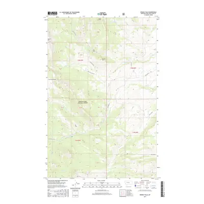 2017 Map of Double Falls, 2017 Print