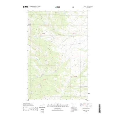 2020 Map of Double Falls, 2020 Print