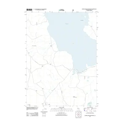 2012 Map of Double Head Mountain, 2012 Print