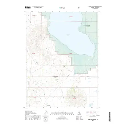 2018 Map of Double Head Mountain, 2018 Print