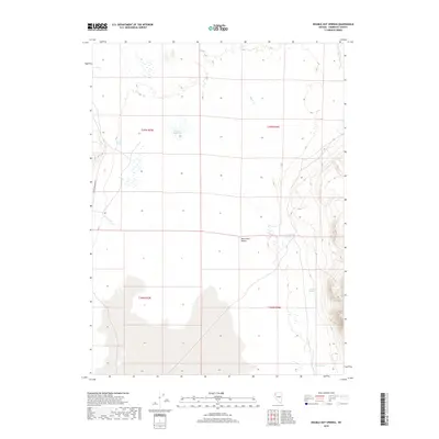 2018 Map of Double Hot Springs, 2018 Print